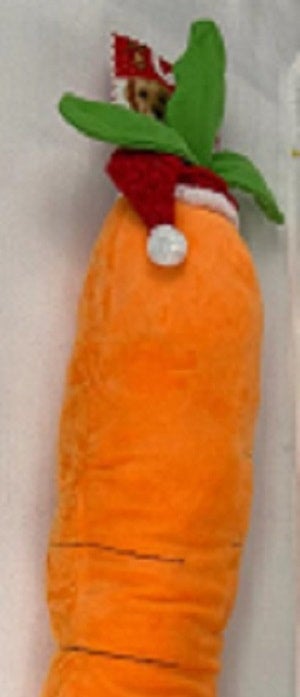 Petlou 8 Carrot Plush Dog Toy