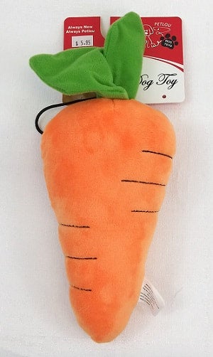 Carrot plush/crinkle toy from Petlou